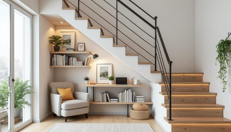 découvrez nos conseils pratiques et astuces pour aménager intelligemment l’espace sous votre escalier. optimisez chaque mètre carré avec des solutions de rangement, déco ou bureau adaptées à votre intérieur.