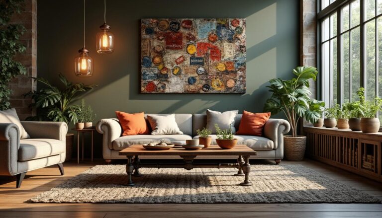 découvrez des idées originales de décoration utilisant des matériaux recyclés pour créer un intérieur unique et éco-responsable.