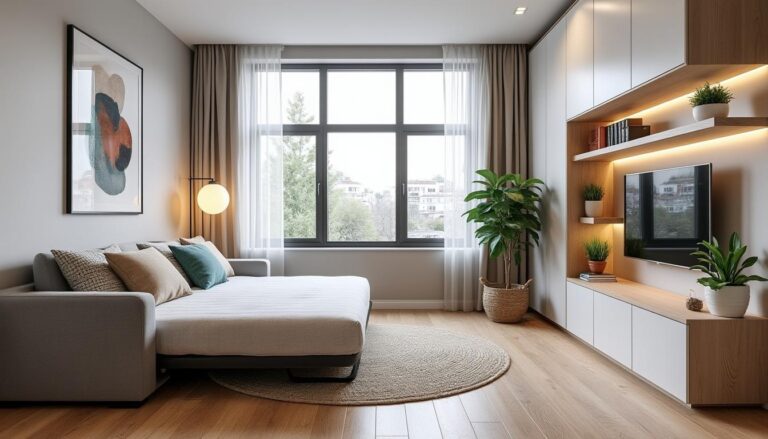 découvrez des idées de décoration astucieuses et élégantes pour optimiser l'espace et le style dans les petits studios en milieu urbain.